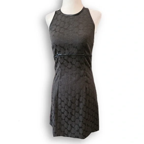 City Triangles Dresses | 90s City Triangles Black Floral Mini Dress | Color: Black | Size: 2 | Vntgchicago's Closet